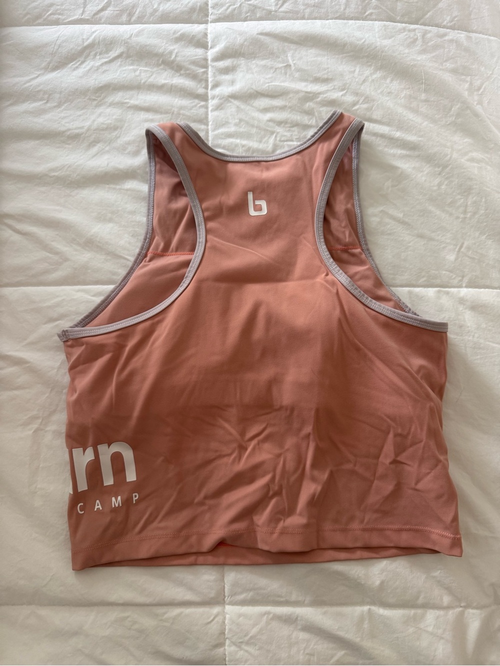 Burn Bootcamp Logo Crop Tank - Picture 2 of 2